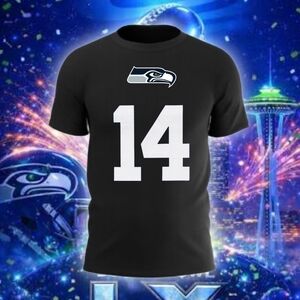 Seattle seahawks super bowl 60 / Jersey Style Graphic T-shirt/ Sam Darnold